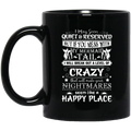 Mermaid Coffee Mug I May Seen Quiet And Reserved Mess My Mermaid Tail Funny 11oz - 15oz Black Mug