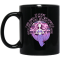 Mermaid Coffee Mug Life Is Ironic It Takes Sadness To Know What Happiness Is 11oz - 15oz Black Mug