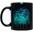 Mermaid Coffee Mug Magic Mermaid In The Stars 11oz - 15oz Black Mug
