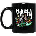 Mermaid Coffee Mug Mama Mermaid Proud Of Her Beauty For Hallloween Gifts 11oz - 15oz Black Mug