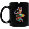 Mermaid Coffee Mug Melanin Black Mermaid Queens Cute Mermaids 11oz - 15oz Black Mug