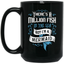 Mermaid Coffee Mug Mermaid on dry land 11oz - 15oz Black Mug