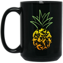Mermaid Coffee Mug Mermaids Make A Pineapple Cute Mermaid Birthday Gifts 11oz - 15oz Black Mug