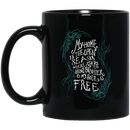 Mermaid Coffee Mug My Home Is The Open Sea Stars Shine Brighter Mermaid 11oz - 15oz Black Mug
