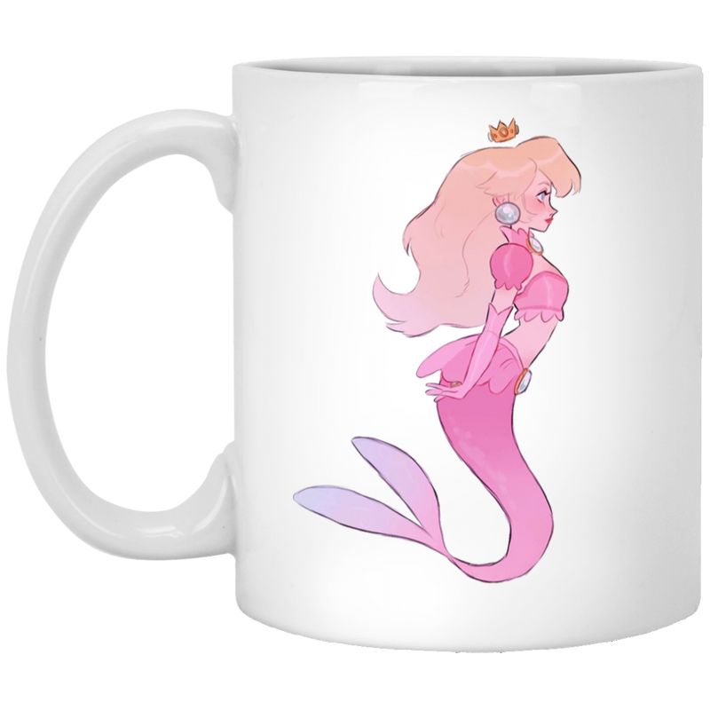 Mermaid Coffee Mug Pink Mermaid Queen Lover 11oz - 15oz White Mug