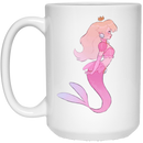 Mermaid Coffee Mug Pink Mermaid Queen Lover 11oz - 15oz White Mug