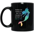 Mermaid Coffee Mug Rainbows And Mermaid Are Proof That Imagination And Beauty Go Hand In Hand 11oz - 15oz Black Mug