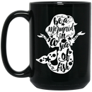 Mermaid Coffee Mug Tiny Mermaid Be A Mermaid In A Sea Of Fish For Girl Birthday Gifts 11oz - 15oz Black Mug