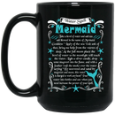 Mermaid Coffee Mug Water Spell Mermaid For Funny Gifts 11oz - 15oz Black Mug