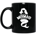 Mermaid Coffee Mug Welcome To Mermaid Avenue Funny Mermaid 11oz - 15oz Black Mug