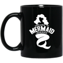 Mermaid Coffee Mug Welcome To Mermaid Avenue Funny Mermaid 11oz - 15oz Black Mug