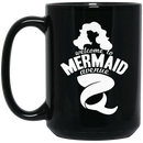 Mermaid Coffee Mug Welcome To Mermaid Avenue Funny Mermaid 11oz - 15oz Black Mug