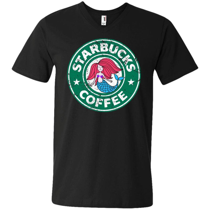 Mermaid Coffee Tshirt CustomCat