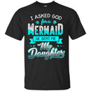 Mermaid Daughter Tshirt CustomCat
