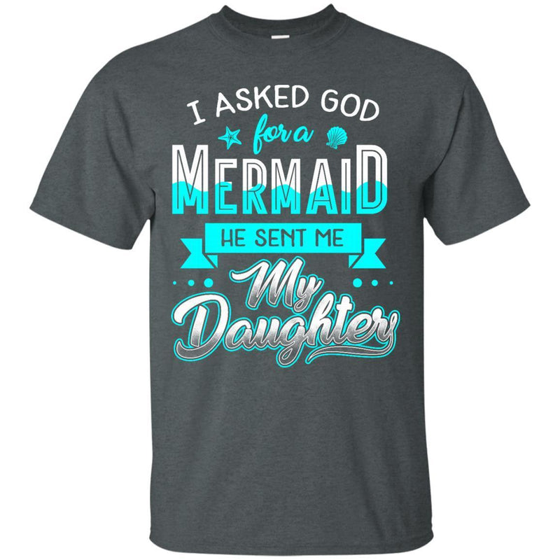 Mermaid Daughter Tshirt CustomCat