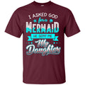 Mermaid Daughter Tshirt CustomCat