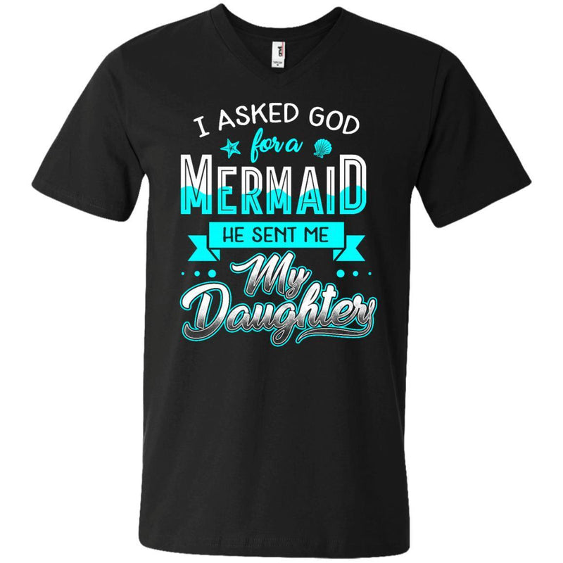 Mermaid Daughter Tshirt CustomCat