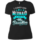 Mermaid Daughter Tshirt CustomCat