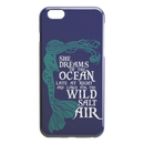 Mermaid Dreams Of The Ocean Late At Night And Longs For The Wild Salt Air Mermaid iPhone Case teelaunch