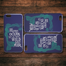 Mermaid Dreams Of The Ocean Late At Night And Longs For The Wild Salt Air Mermaid iPhone Case teelaunch