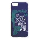 Mermaid Dreams Of The Ocean Late At Night And Longs For The Wild Salt Air Mermaid iPhone Case teelaunch