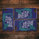 Mermaid Dreams Of The Ocean Late At Night And Longs For The Wild Salt Air Mermaid iPhone Case teelaunch