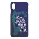 Mermaid Dreams Of The Ocean Late At Night And Longs For The Wild Salt Air Mermaid iPhone Case teelaunch