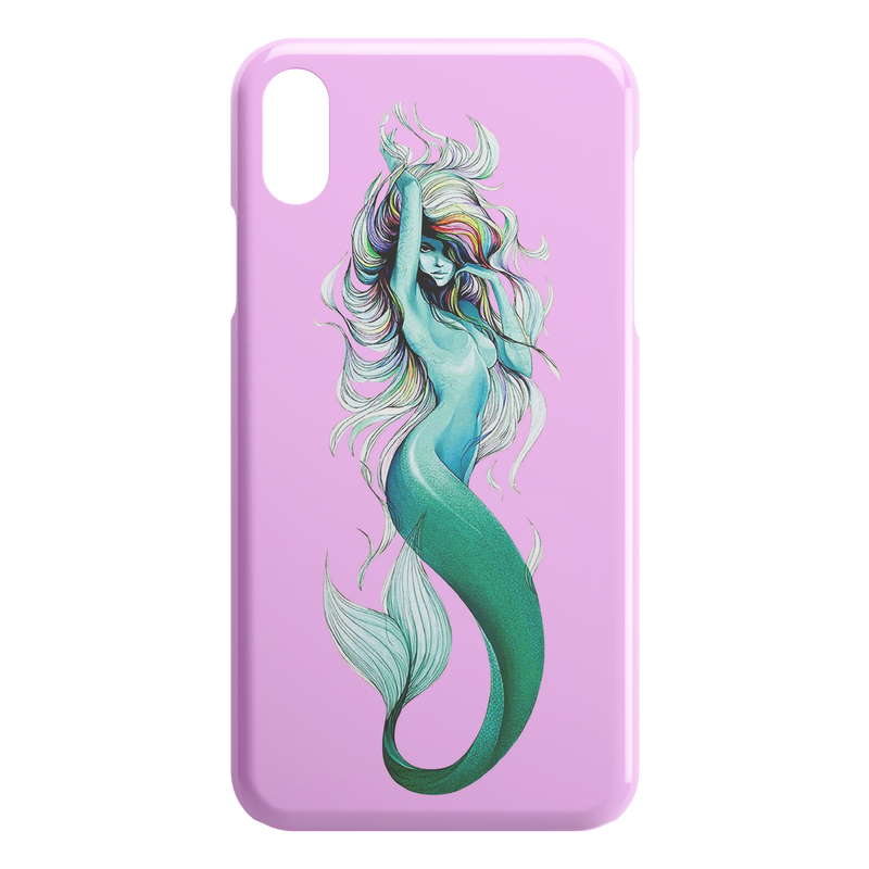 Mermaid Green Lady iPhone Case teelaunch