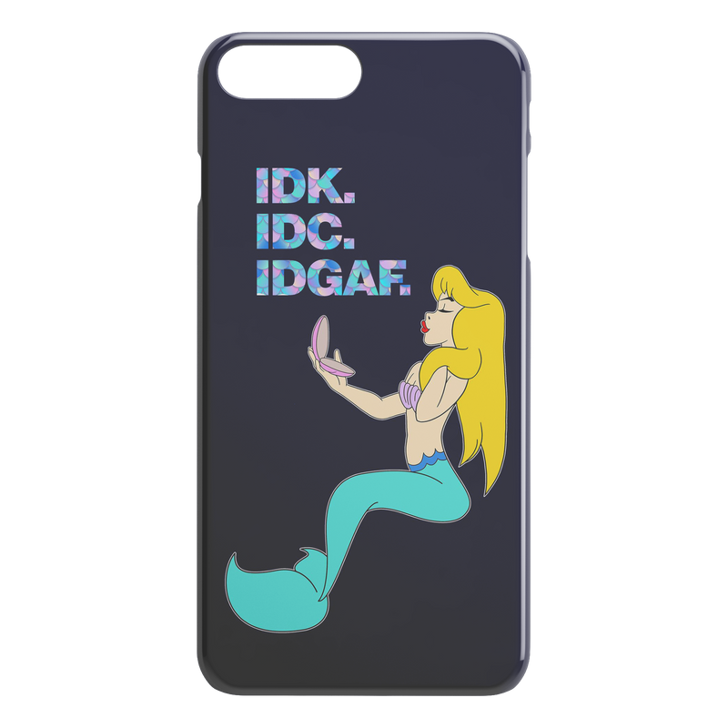 Mermaid IDK IDC IDGAF Funny Mug For Women Mermaid iPhone Case teelaunch