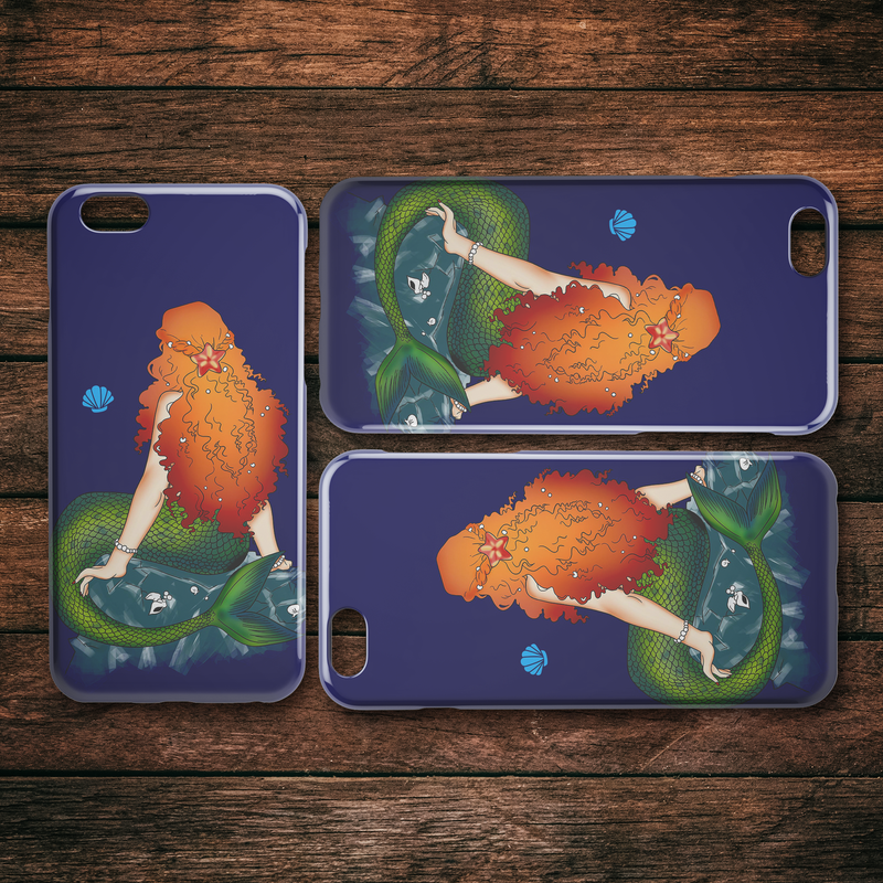 Mermaid Mermaid Starfish Stone Mermaid iPhone Case teelaunch