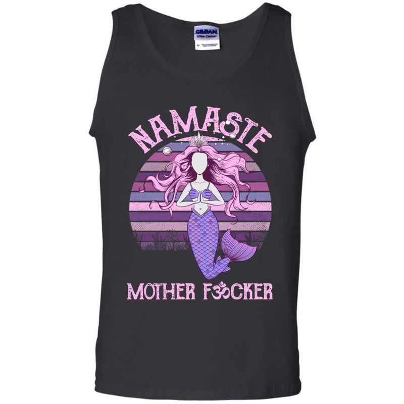Mermaid- Namaste Mother F*cker Yoga Mermaid T-Shirt