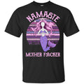 Mermaid- Namaste Mother F*cker Yoga Mermaid T-Shirt CustomCat
