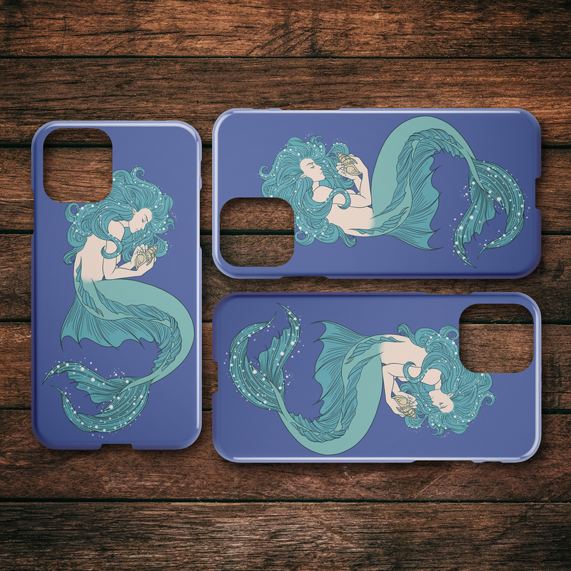 Mermaid She Dreams Of The Ocean Mermaid iPhone Case teelaunch