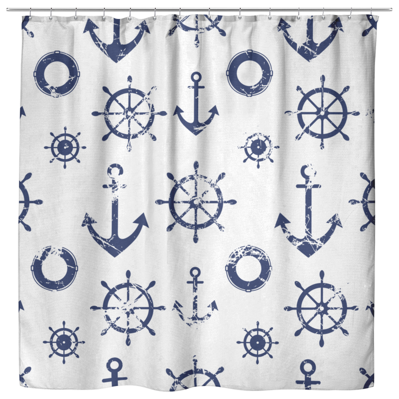 Mermaid Shower Curtains Anchor Shower Curtains For Bathroom Decor
