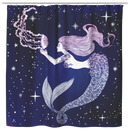 Mermaid Shower Curtains Beautiful Mermaid With Jellyfish In Her Hands Shower Curtains For Bathroom Decor