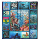 Mermaid Shower Curtains She Dreams Of The Ocean Late At Night And Longs For The Wild Salt Air Mermaid For Bathroom Decor