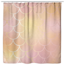 Mermaid Shower Curtains Sparkly Mermaid Scale Shower Curtains For Bathroom Decor