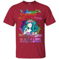 Mermaid T-Shirt August Woman The Soul Of A Mermaid The Fire Of A Lionness Tee Shirt CustomCat