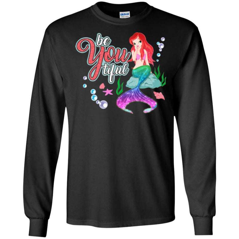 Mermaid T-Shirt Be A Beautiful Mermaid For Girls Who Are Mermaid Lovers Tee Shirt CustomCat