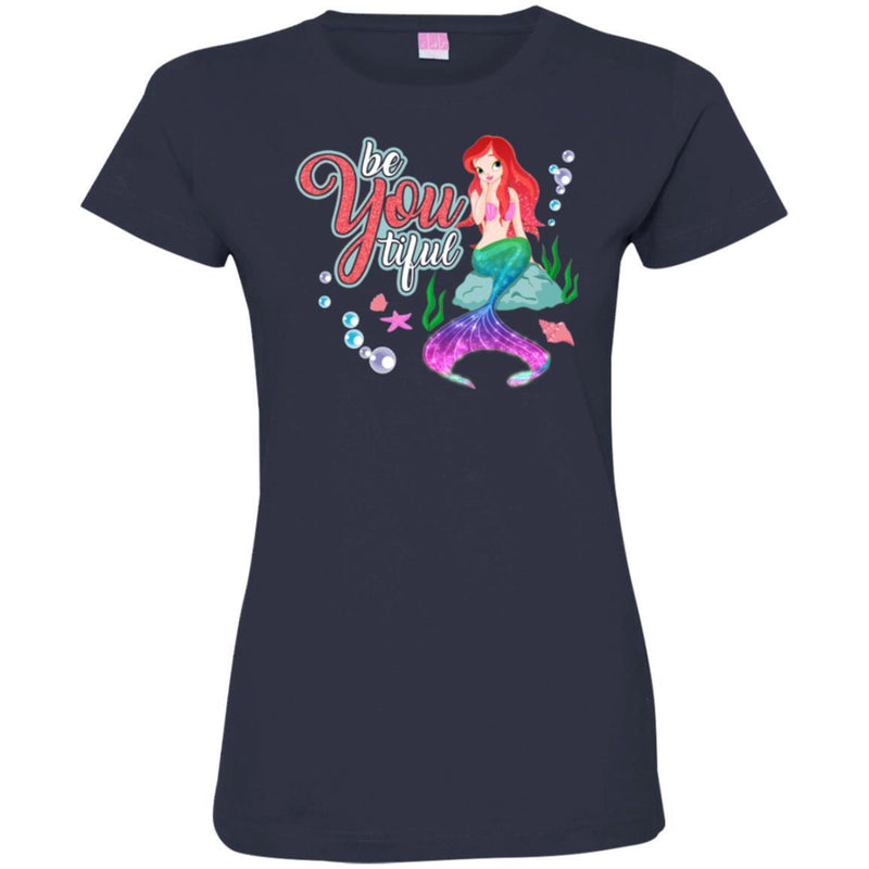 Mermaid T-Shirt Be A Beautiful Mermaid For Girls Who Are Mermaid Lovers Tee Shirt CustomCat