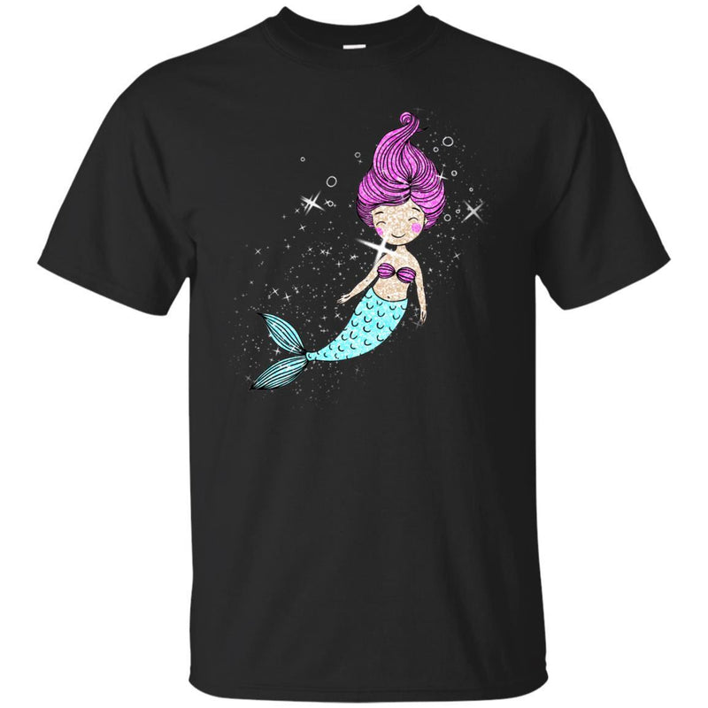 Mermaid T Shirt Bling Bling Shirts CustomCat