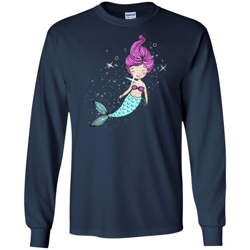 Mermaid T Shirt Bling Bling Shirts CustomCat