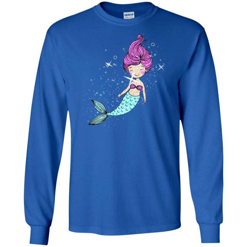 Mermaid T Shirt Bling Bling Shirts CustomCat