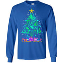 Mermaid T-Shirt Christmas Tree Is Made Of Floating To The Star Mermaids  For Christmas Tee Gifts CustomCat
