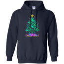 Mermaid T-Shirt Christmas Tree Is Made Of Floating To The Star Mermaids  For Christmas Tee Gifts CustomCat