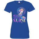 Mermaid T-Shirt Colorful Mermaid I Am A Mermaid Cleverly Disguised As A Nurse Tee Gifts Tee Shirt CustomCat