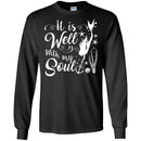 Mermaid T-Shirt  Diving Mermaid Under The Sea It Is Well With Her Soul Tee Gifts Tee Shirt CustomCat