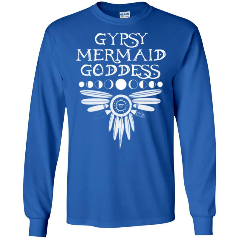 Mermaid T-Shirt Gypsy Mermaid Goddess For Native American Gifts Tee Gifts Tee Shirt CustomCat