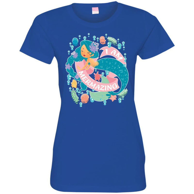 Mermaid T-Shirt I Am Funny Mermazing Inspirational Shirts CustomCat