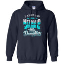 Mermaid T-Shirt I Asked God For A Mermaid He Sent Me My Daughter For Your Girls Tee Shirt CustomCat